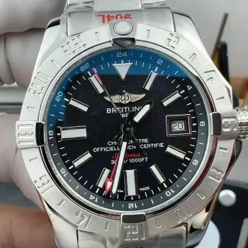 Breitling Avenger A32390111B1A1 Replica - Black Dial Fluted Bezel