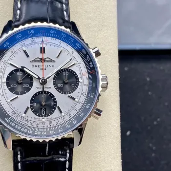Breitling Navitimer AB0138241G1P1 Replica - Grey Dial Fluted Bezel
