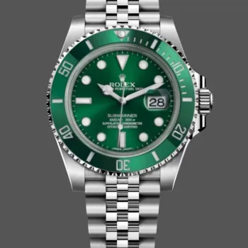 Rolex Submariner Hulk 116610LV Replica - Green Dial Fluted Bezel