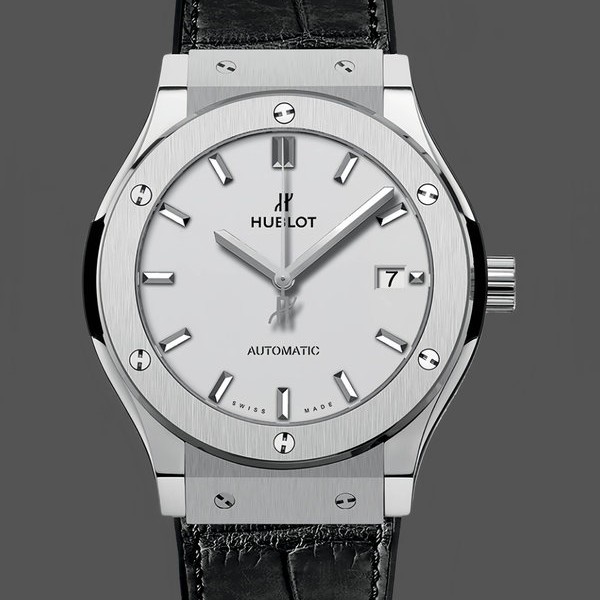 Men's Hublot Classic Fusion Automatic Stainless Steel 511.NX.2611.LR White
