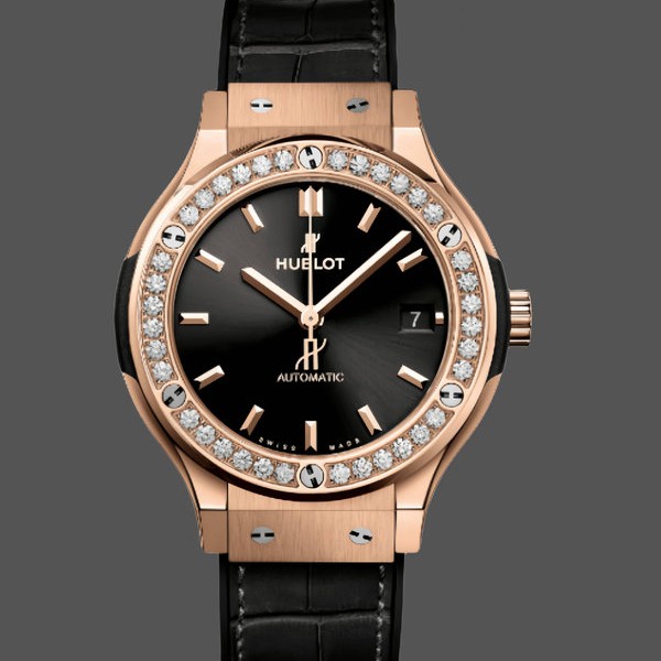Women's Hublot Classic Fusion Automatic 38MM 565.OX.1480.LR.1204 Black
