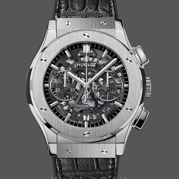 Men's Hublot Classic Fusion 45mm Ceramic & Titanium - 525.NX.0170.LR Black