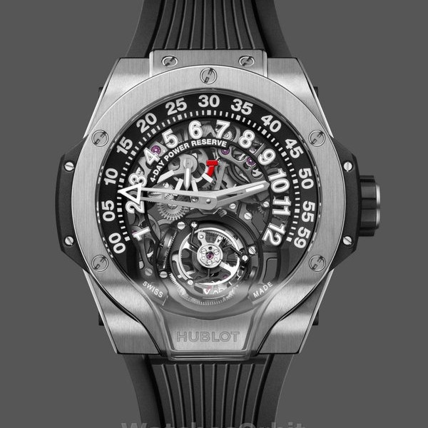 Men's Hublot MP-13 Tourbillon-Bi-Axis Retrograde, 913.NX.1170.RX, 44mm Black