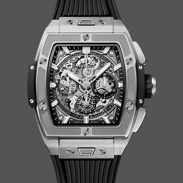 Men's Hublot Spirit of Big Bang Titanium 42MM  642.NX.0170.RX Skeleton Dial