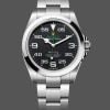 Men's Rolex Air-King 40mm Men's-116900-Stainless Steel-Black Arabic Dial Blue