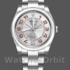 Unisex's Rolex Oyster Perpetual Air‑King 114200-34mm, White Grape Index Dial, Unisex Concentric Silver