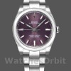 Unisex's Rolex Oyster Perpetual Air‑King 114200-34mm, Grape Red Index Dial, Unisex Grape Red