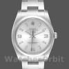 Unisex's Rolex Oyster Perpetual Air‑King-114200, 34mm, Silver Arabic Dial, Unisex Silver