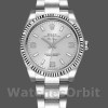 Unisex's Rolex Oyster Perpetual Air-King 34mm Unisex-114234-Silver Dial Silver