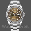 Unisex's Rolex Datejust 36mm Unisex-116234-Waves-Bronze Diamond Dial Waves Bronze Diamonds