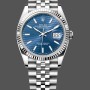 Unisex's Rolex Datejust 36mm Unisex-126234-Fluted Bezel-Blue Fluted Motif Dial Blue