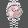 Unisex's Rolex Datejust 36mm Unisex-126234-Fluted Bezel-Pink Roman Dial Pink