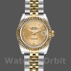 Women's Rolex Datejust-179173, 26mm, Champagne Roman Numeral Dial, Lady Champagne