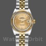 Women's Rolex Datejust-179173, 26mm, Champagne Roman Numeral Dial, Lady Champagne