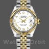 Women's Rolex Datejust-279173, 28mm, White Roman Numeral Dial, Fluted Bezel, Lady White