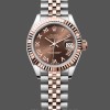 Women's Rolex Datejust 28mm Rose Gold & Steel Chocolate Dial m279171 0009 Women's Chocolate Dial