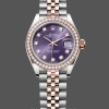 Women's Rolex Datejust 28-m279381rbr 0015, Rose Dial, Purple Gold, Lady’s Purple Dial
