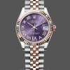 Unisex's Rolex Day Date 36-118135 0123, White Dial, Green Leather Strap, White