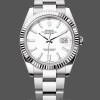 Men's Rolex Datejust 41-M126334, Stainless Steel & White Gold, White Dial, Men’s White Dial