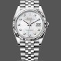 Men's Rolex Datejust 41-126334, Steel & White Gold, MOP Diamond Dial, Men’s MOP Dial