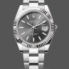 Men's Rolex Datejust 41-M126334, White Gold, Fluted Bezel, Slate Dial, Oyster, Men’s Grey Dial