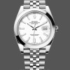 Men's Rolex Datejust 41-126300 0006, Stainless Steel, White Index, Jubilee White Dial