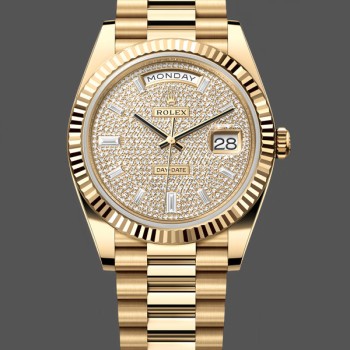 Men's Rolex Datejust 41-126333 0014, Gold & Steel, Black Dial, Men’s Black
