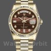 Unisex's Rolex Day-Date 36mm Unisex-118238-Yellow Gold-Diamond Bulls Eye Dial Bulls Eye