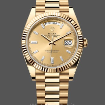 Men's Rolex Day‑Date 40-m228238 0005, Yellow Gold, Champagne Dial, Champagne Dial