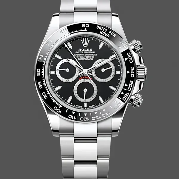 Men's Rolex Cosmograph Daytona 40MM Oystersteel M126500LN - 2024 Edition Black