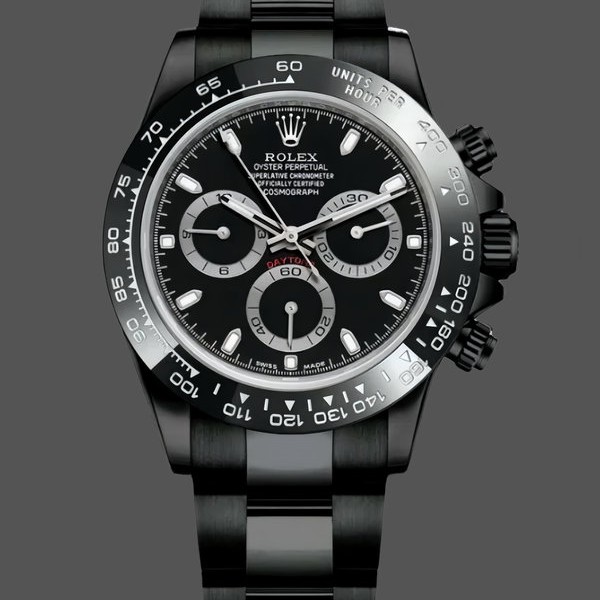 Men's Rolex Cosmograph Daytona 116500LN Carbon Black Limited Edition Black Dial