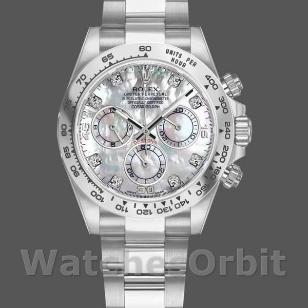 Men's Rolex Cosmograph Daytona-116509, 40mm, White MOP Dial, Men’s MOP