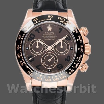Men's Rolex Cosmograph Daytona 40mm Men's-116515-Chocolate Brown Dial Chocolate Brown