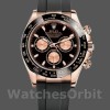 Men's Rolex Cosmograph Daytona 40mm Men's-116515LN-Rose Gold-Black Dial Black
