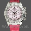 Men's Rolex Daytona 40mm Men's-116519-Rose MOP-Arabic-Pink Strap Pink MOP<br />