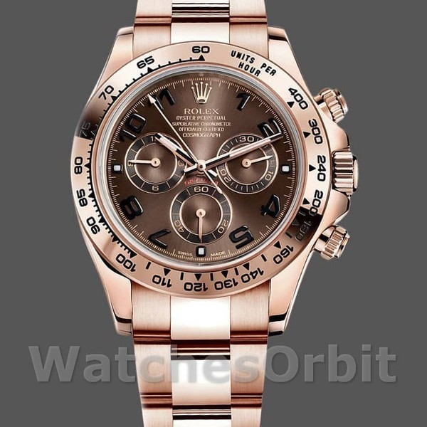 Men's Rolex Daytona-m116505, 40mm, Everose Gold, Brown Dial, Men’s Brown