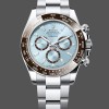 Men's Rolex Platinum Cosmograph Daytona-126506 0002, Ice Blue, Diamond Baguette Dial, Ice Blue Diamond Baguette