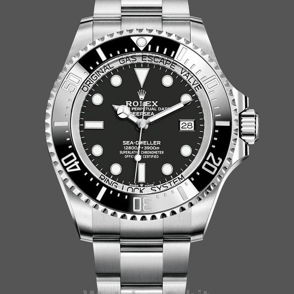 Men's Rolex Deepsea 44mm Men's-126660-Black Dial-Oyster Steel Black