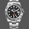 Men's Rolex Explorer II 42mm Men's-m226570 0002-Stainless Steel-Black Dial Black
