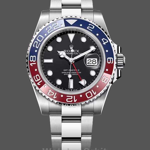 Men's Rolex GMT‑Master II-126710BLRO 0002, Black