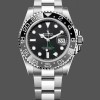 Men's Rolex GMT-Master II Green and Black Bezel M126710GRNR 40MM Automatic Black
