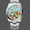 Men's Rolex Oyster Perpetual 41-m124300-0008, Stainless Steel, Blue Dial Blue