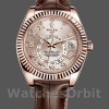 Men's Rolex Sky-Dweller 42mm Men's-326135-Sundust Dial-Rose Gold Sundust<br />