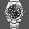 Men's Rolex Sky Dweller 42mm White Rolesor Black Dial M336934 0007 Men's Black Dial