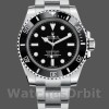 Men's Rolex Submariner 40mm Men's-114060-Stainless Steel-Black Dial Black