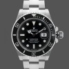Men's Rolex Submariner 40mm Men's-16610-Stainless Steel-Black Dial Black