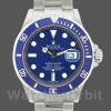 Men's Rolex Submariner 40mm Men's-16610-Stainless Steel-Blue Bezel-Blue Dial Blue&nbsp;