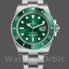 Men's Rolex Submariner Date 40mm Men's-116610LV-Stainless Steel-Oyster-Green Dial Green