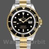 Men's Rolex Submariner Date 40mm Men's-16613LN-Yellow Gold & Stainless Steel-Black Dial Black<br />