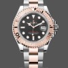 Men's Rolex Yacht‑Master 126621-40mm, Everose Gold, Black Dial, Men’s Black